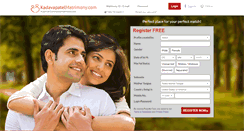 Desktop Screenshot of kadavapatelmatrimony.com